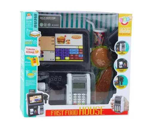 Self-service checkout terminal scanner lights sounds