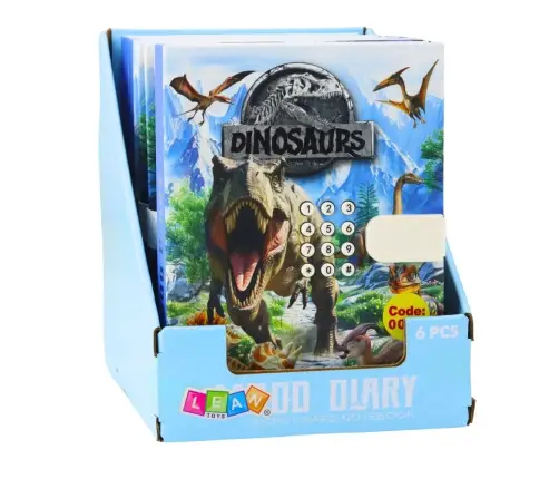 Diary Notebook Code Dinosaurs Melodies Colored Pages