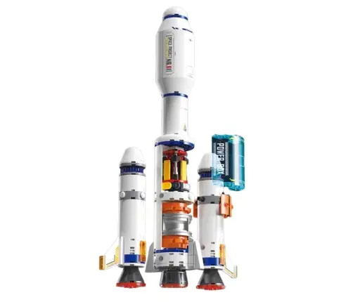 Rocket Space Station Construction Bricks 815 pcs.