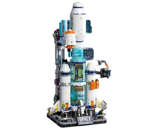 Rocket Space Station Construction Bricks 815 pcs.