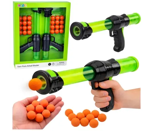 Set of two guns rifles for soft foam balls 24 pcs.