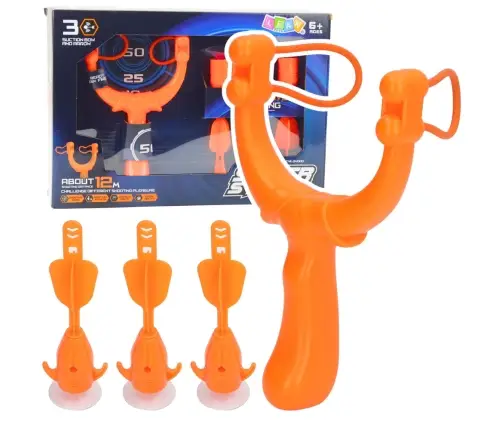 Shooting Set Skill Game Slingshot Darts With Suction Cups 3 pcs.