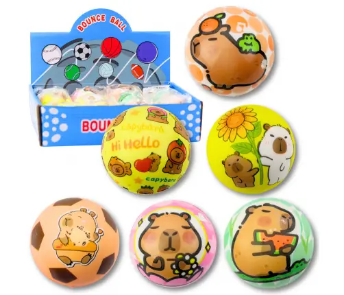 Foam Ball for Bouncing Fun Capybara 6.5 cm
