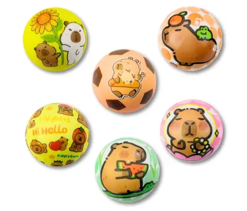 Foam Ball for Bouncing Fun Capybara 6.5 cm
