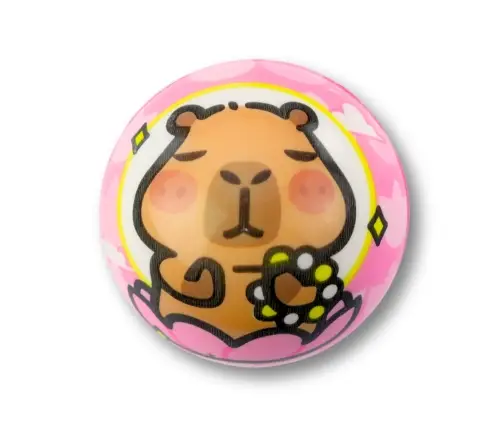 Foam Ball for Bouncing Fun Capybara 6.5 cm