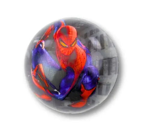 Foam Ball for Bouncing Fun Superhero Spider 6.5 cm