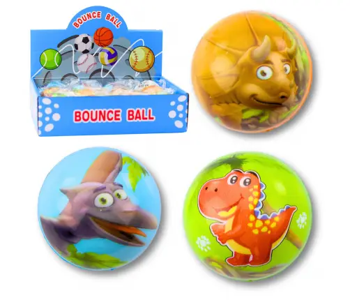 Foam Bouncy Ball Dinosaurs 6.5 cm