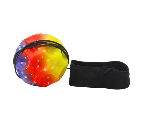 Moon Ball on Elastic Band for Dexterity Exercises, 6.5 cm indentations