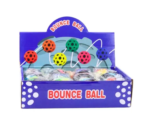 Moon Ball on Elastic Band for Dexterity Exercises, 6.5 cm indentations