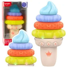 Musical Ice Educational Toy for Toddlers Lights and Sounds