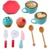 Picnic Basket Set Braided Food Accessories 33 pcs.