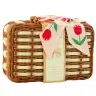 Picnic Basket Set Braided Food Accessories 33 pcs.