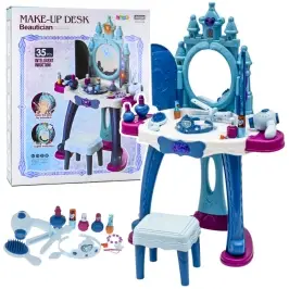 Ice Princess Interactive Dressing Table Mirror Stool Accessories 35 pcs.