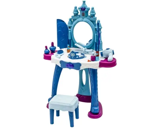 Ice Princess Interactive Dressing Table Mirror Stool Accessories 35 pcs.
