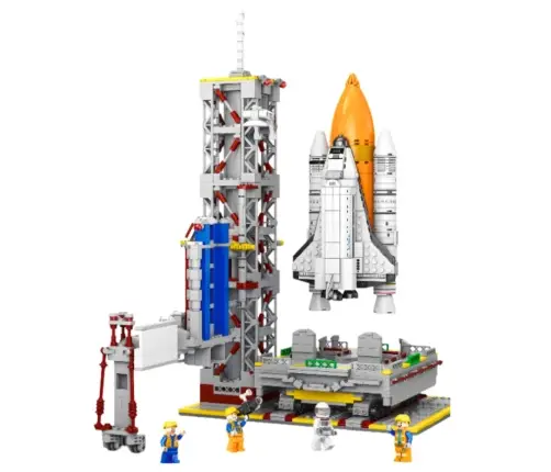 Construction Bricks Space Station Platform Rocket 1670 pcs.