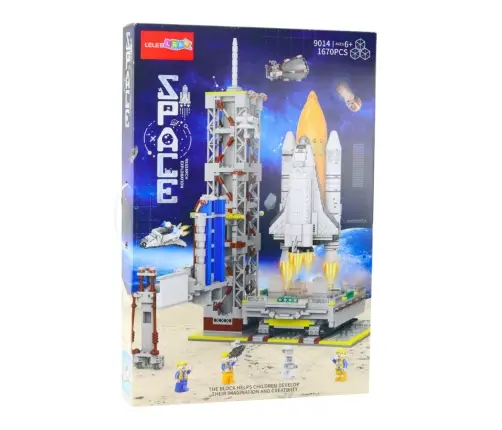 Construction Bricks Space Station Platform Rocket 1670 pcs.