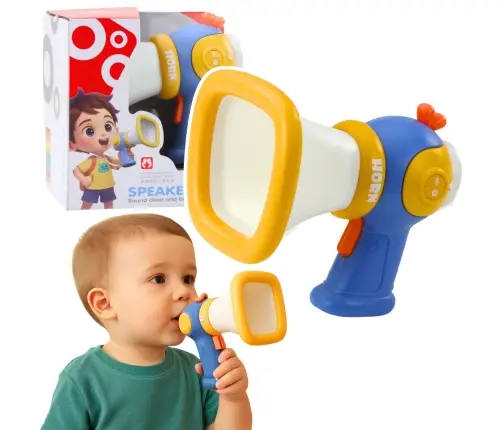 Megaphone for Kids Voice Changer Light Effects Blue