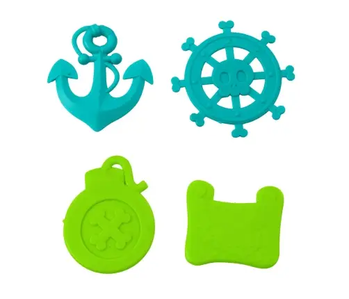 Treasure Chest Set for Diving and Water Fun, Brown, 21 pcs.