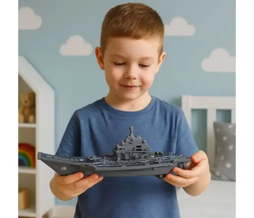 Military Aircraft Carrier Military Drive Lights Sounds 24 cm