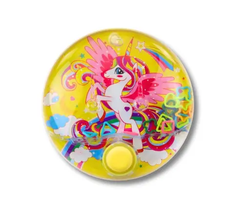 Water Arcade Game Unicorn Colorful Round 10 cm