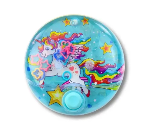 Water Arcade Game Unicorn Colorful Round 10 cm