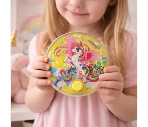 Water Arcade Game Unicorn Colorful Round 10 cm