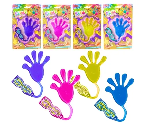 Slime Mix Sticky Rubber Paw Flexible Handle
