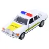 Classic Police Car Metal Drive Opening Doors White 1:32
