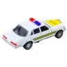 Classic Police Car Metal Drive Opening Doors White 1:32