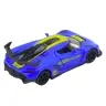 Sports Car Metal Race Drive Opening Doors Blue 1:32