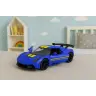 Sports Car Metal Race Drive Opening Doors Blue 1:32