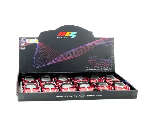 Sports Car Metal Race Drive Opening Doors Red 1:32