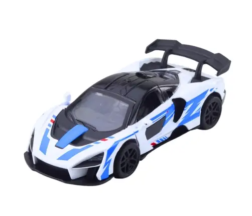 Sports Car Metal Drive Opening Doors White 1:32