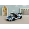 Sports Car Metal Drive Opening Doors White 1:32