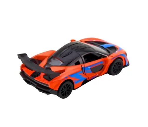 Sports Car Metal Drive Opening Doors Orange 1:32