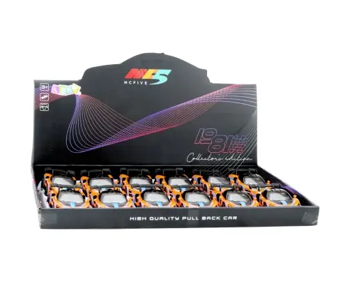 Sports Car Metal Drive Opening Doors Orange 1:32