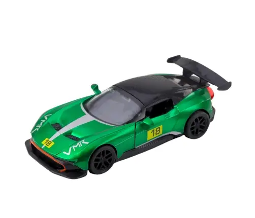 Sports Car Metal Race Drive Opening Doors Green 1:32