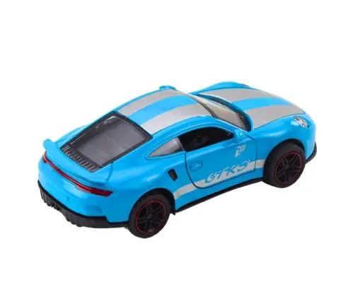 Metal Race Car with Opening Doors Blue GTRS 1:43