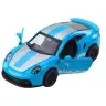 Metal Race Car with Opening Doors Blue GTRS 1:43
