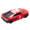 Sports Car Metal Pull Back Lights Sounds Red 1:43