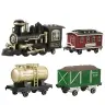 Electric Train Classic RC Train Lights Sounds Smoke 206 cm 24 pcs.