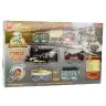 Electric Train Classic RC Train Lights Sounds Smoke 206 cm 24 pcs.