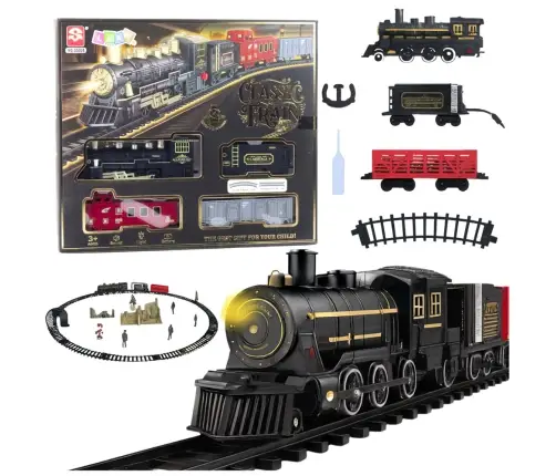 Electric Train Train Locomotive Wagons Tracks Lights Sounds