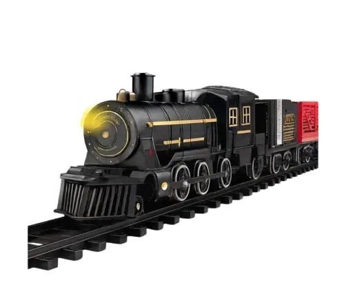 Electric Train Train Locomotive Wagons Tracks Lights Sounds