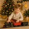Electric Train Train Locomotive Wagons Tracks Lights Sounds