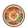 Capybara Dartboard Skill Game Velcro Balls Guns 73.5 cm