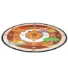 Capybara Dartboard Skill Game Velcro Balls Guns 73.5 cm