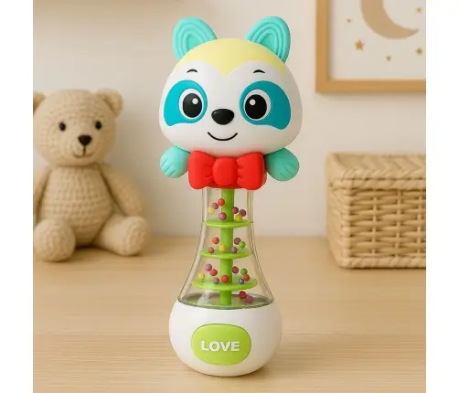 Rattle Toy For Babies Teddy Bear With Colorful Balls