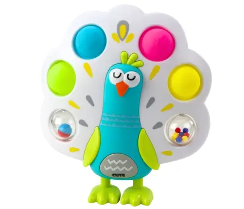Pop-It Paw Sensory Toy Rotating Balls Colorful Sound