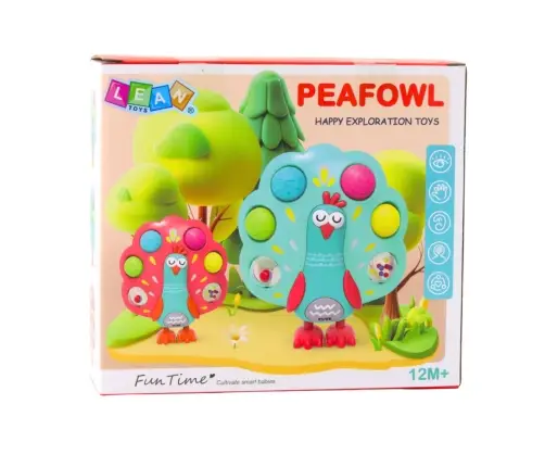 Pop-It Paw Sensory Toy Rotating Balls Colorful Sound